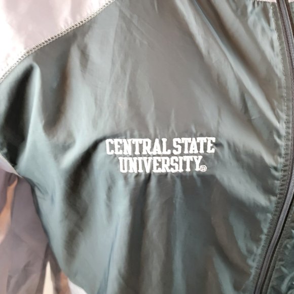 Columbia Jacket Mens Large Grey Flash Forward Windbreaker Packable Central State - Picture 3 of 13